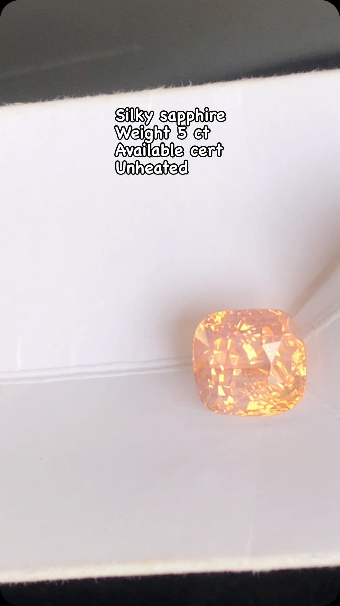 silky sapphire 5.00 ct